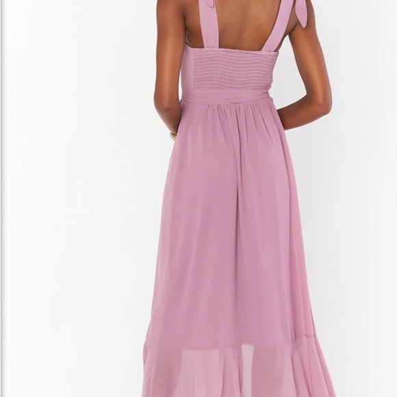 Show Me Your MUMU midi dress in Antique Rose Chiffon - Picture 8 of 9